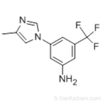 3- (4-méthyl-1H-imidazol-1-yl) -5- (trifluorométhyl) aniline CAS 641571-11-1